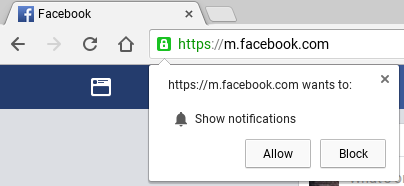 enable notifications in chrome