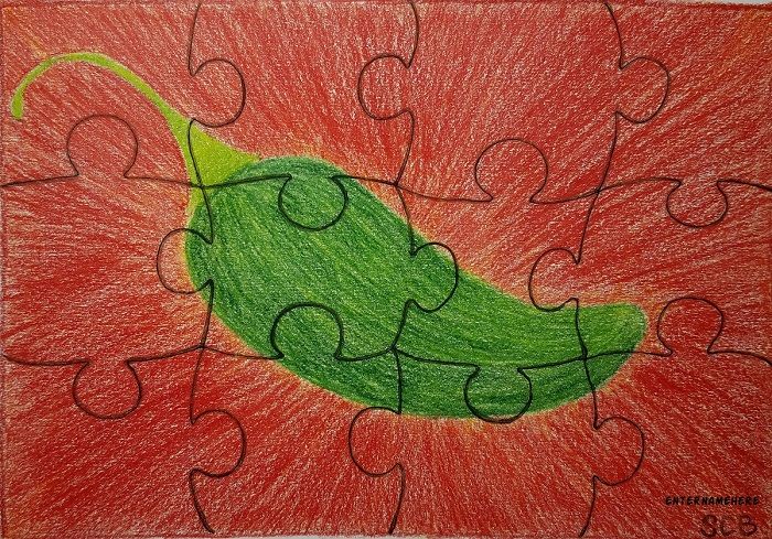 enternamehere-alphabetartchallenge-day10-jalapeno-jigsaw-red-green-coloredpencil-3.jpg