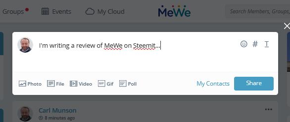 MeWe - With private #MeWe Groups, you can create separate