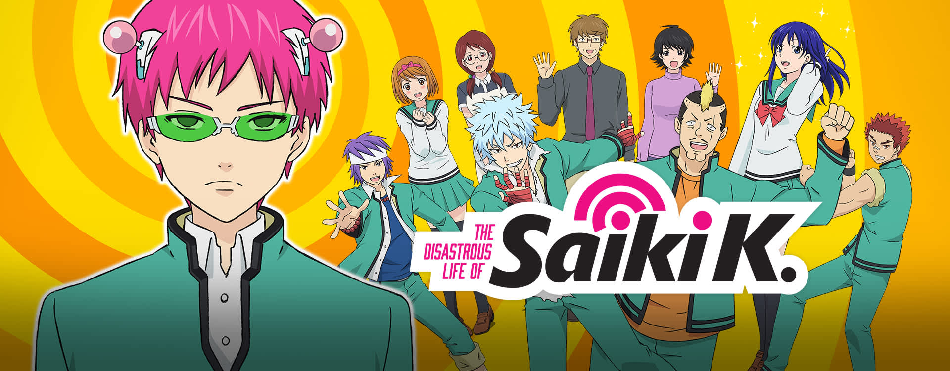 Source: Funimation Title: The Disastrous Life of Saiki K. Genre: Anime/High...