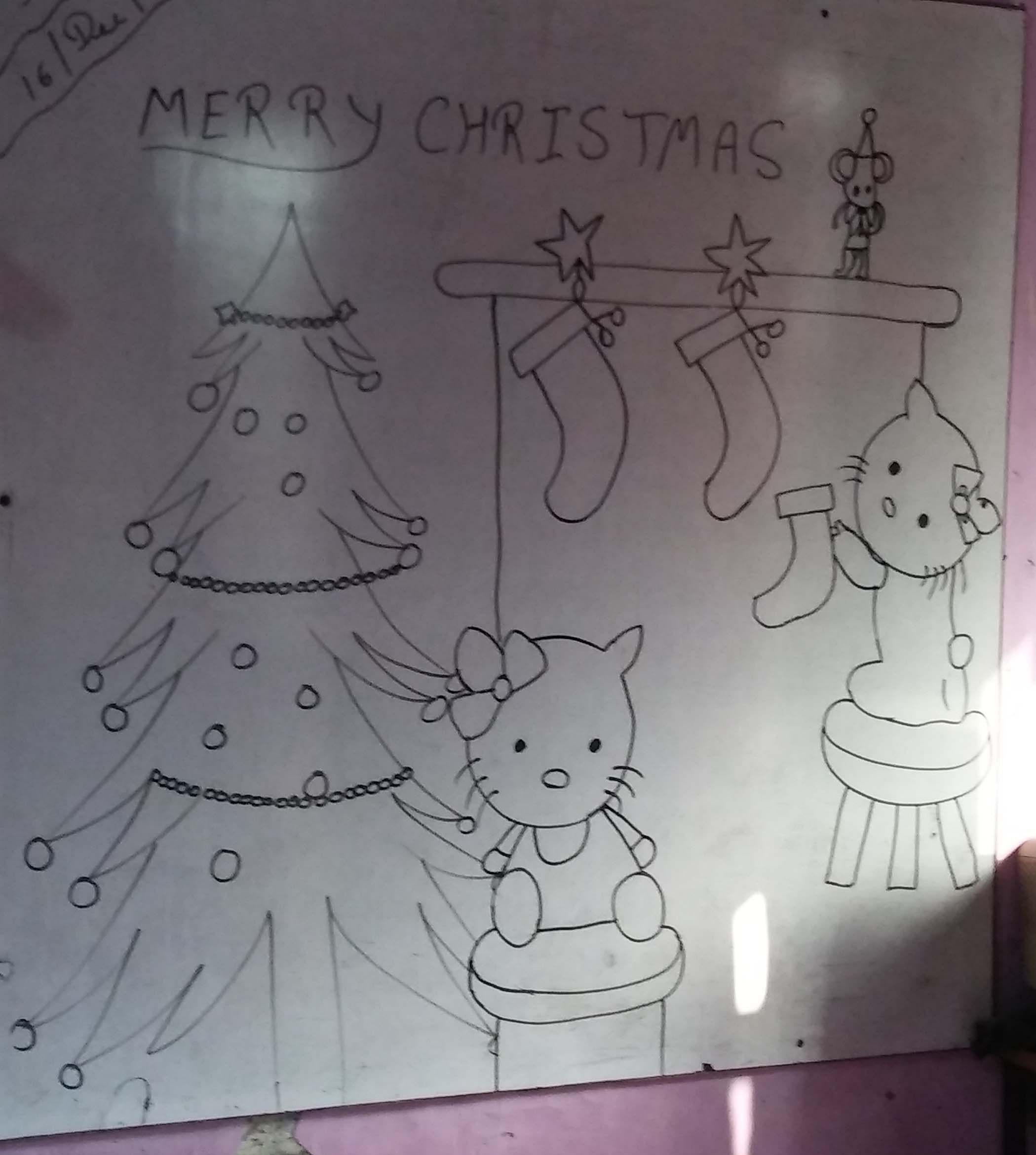 HOW TO DRAW MERRY CHRISTMAS/SANTA CLAUS STEP BY STEP/XMAS TREE DRAWING EASY  STEPS/ CHRISTMAS DRAWING | Christmas drawing, Tree drawing, Santa claus  drawing