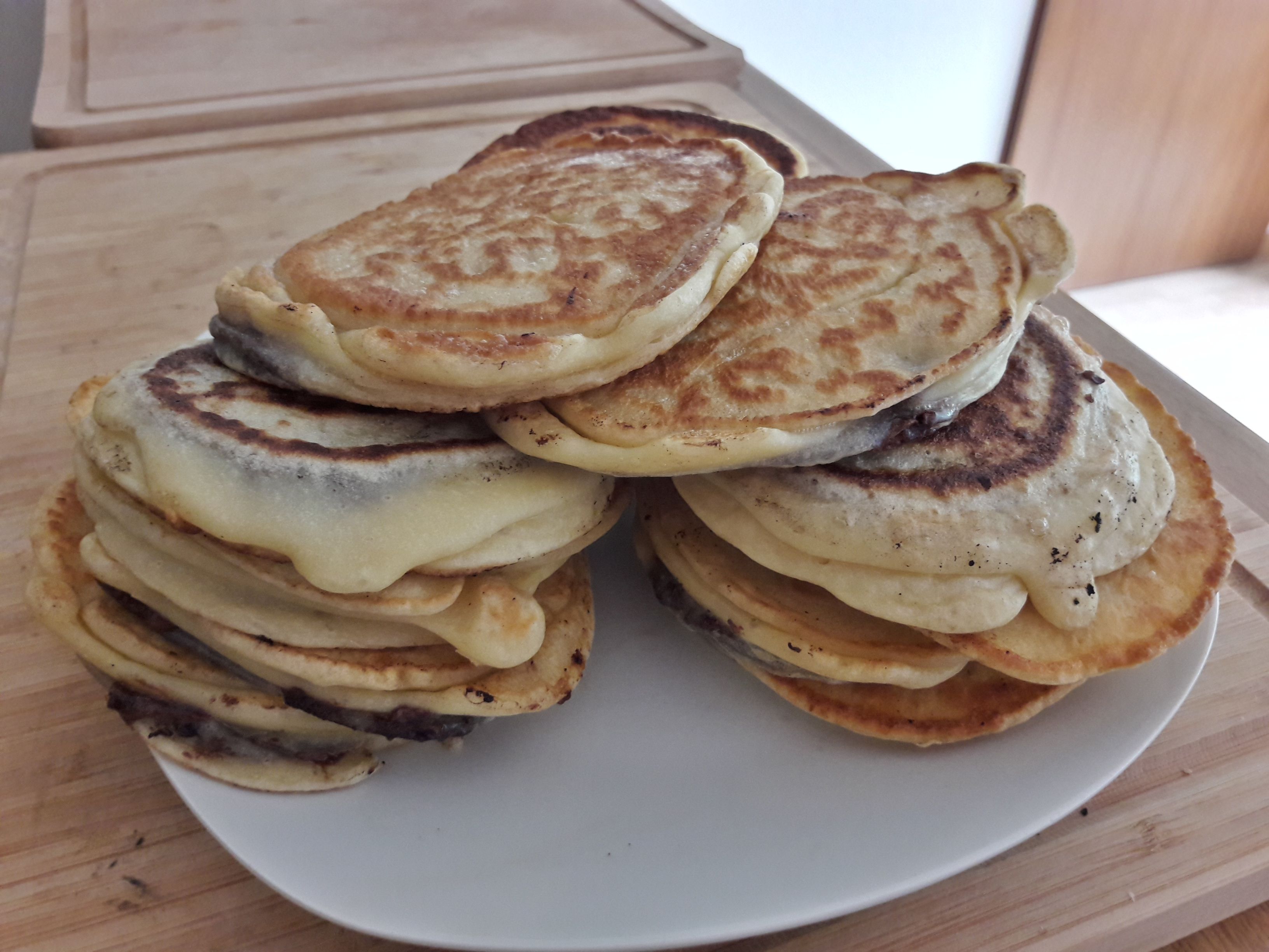 How To Make Nutella Stuffed Pancakes Cooking Video Recipe Steemit