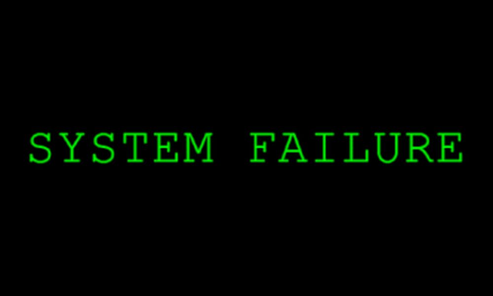 These systems are failing. System failure. Ошибка gif. Матрица System failure. Гиф обои Error.