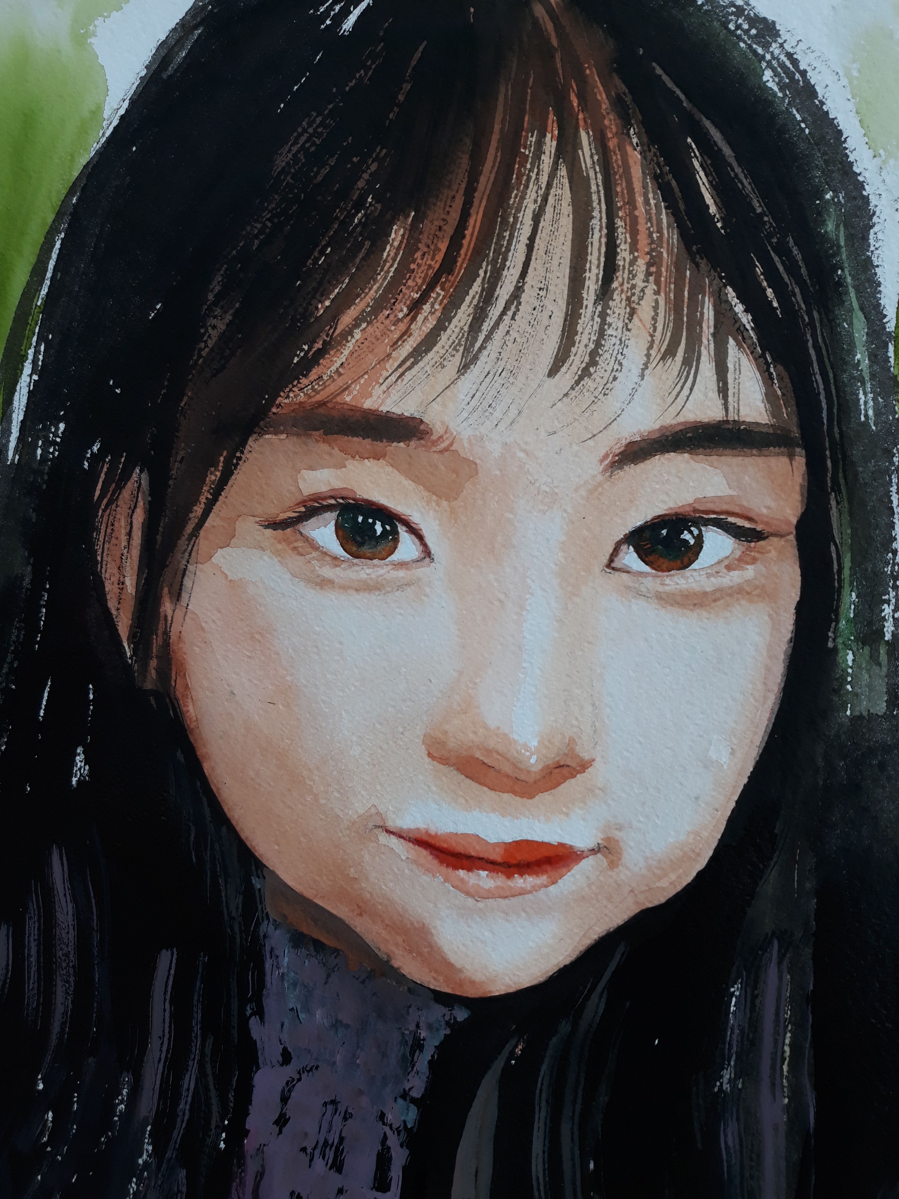 인물수채화 그려드리기[이벤트-10차] 당첨자 발표 [event]I will draw& give your portrait n How to draw a portrait/  ♥lovesharing.