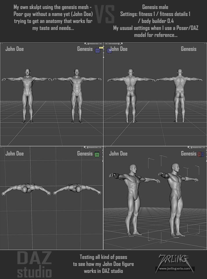 Male References for CG Art - Cubebrush