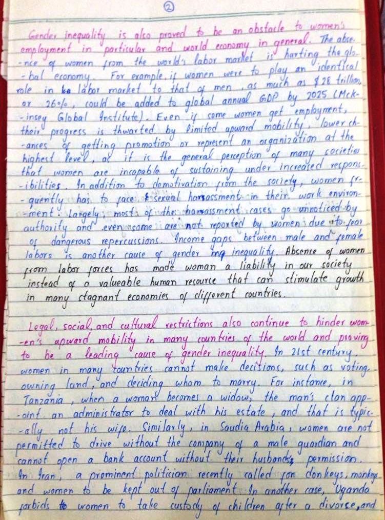 Essay on Gender Equality, Inequality, Importance, Speech