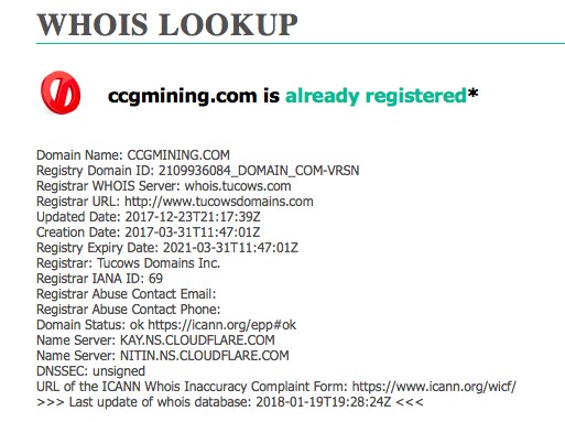 domain whois