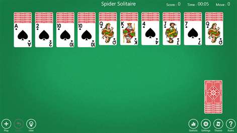 number ofpossible games in 2 suit spider solitaire