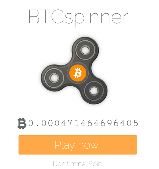 spinner bitcoin