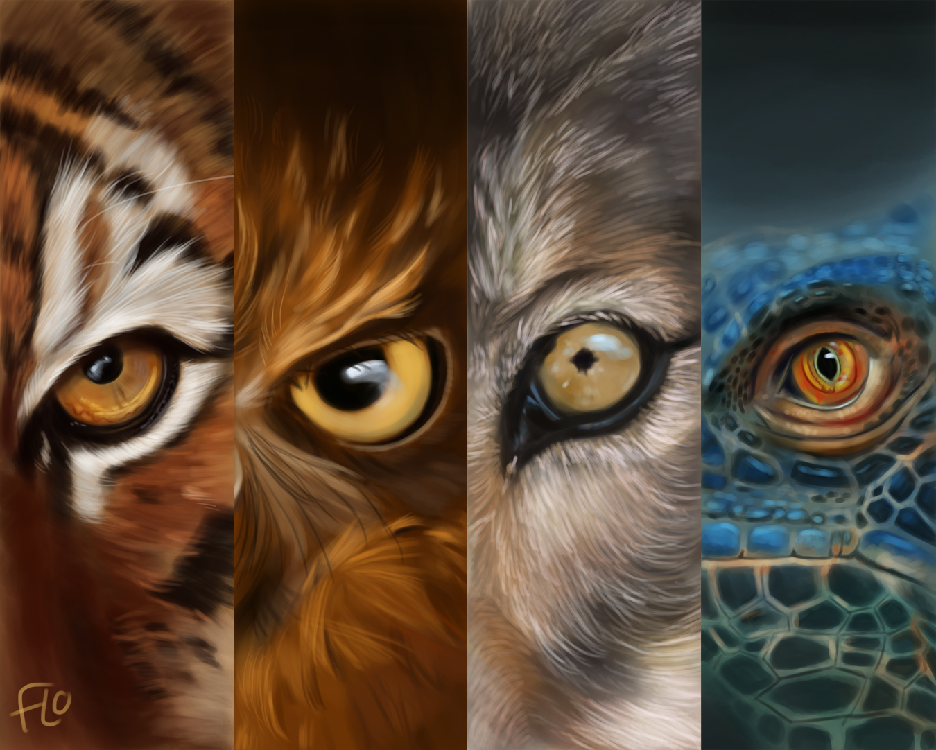 DIGITAL ART - Animal eyes — Steemit
