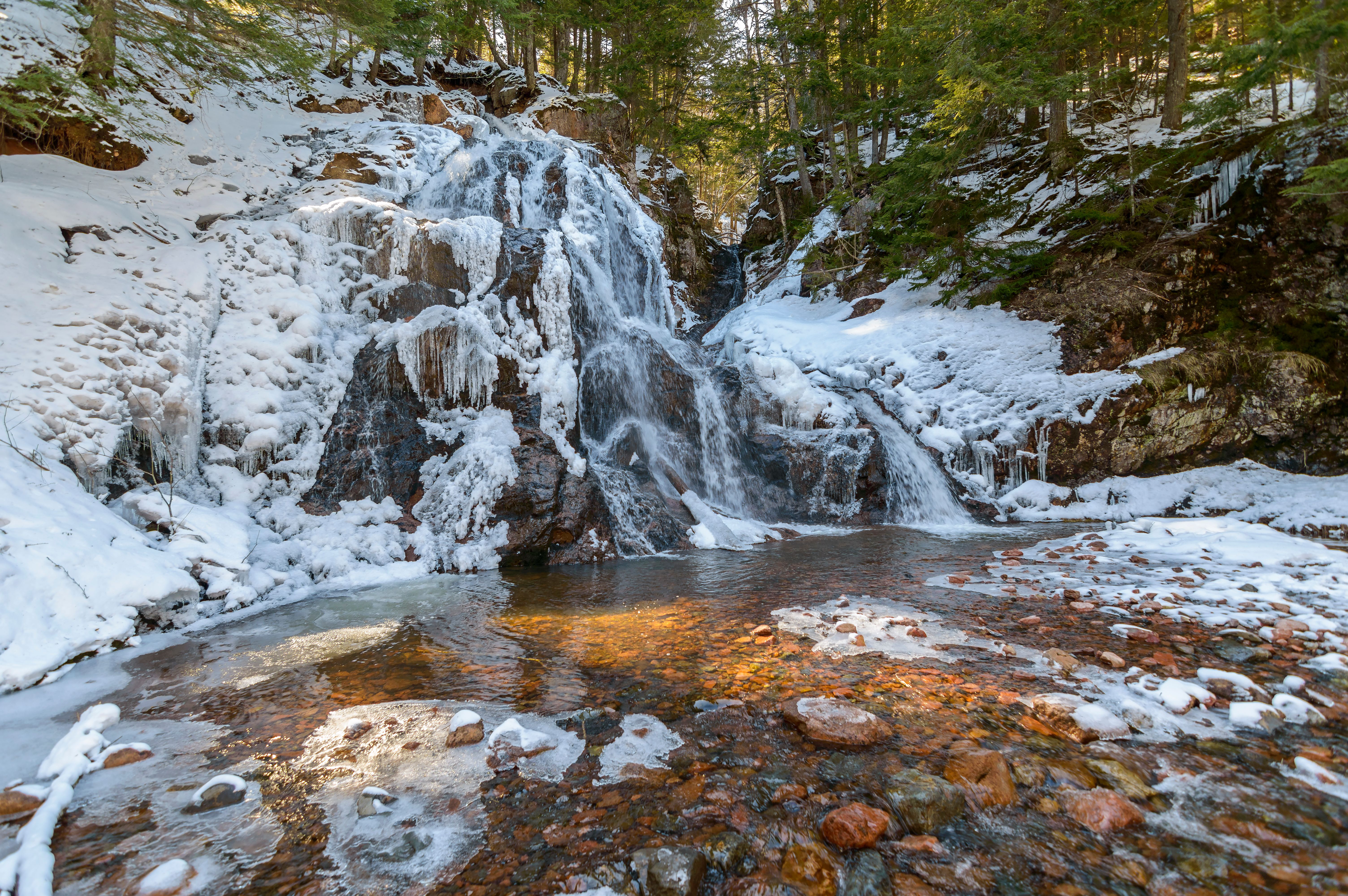 Spring Snows At Wentworth Valley Falls.jpg