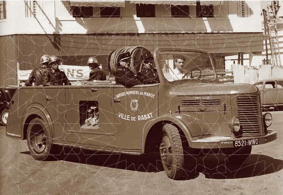 Les sapeurs pompiers de Rabat, 1940....jpg