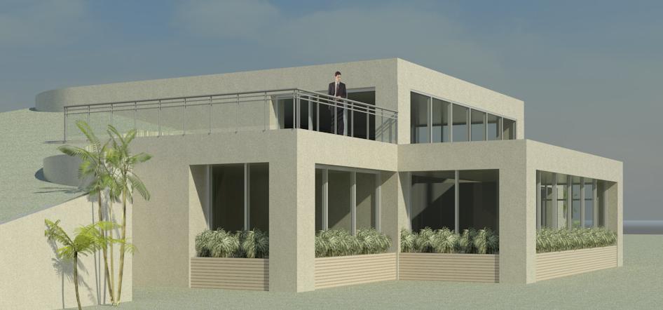2 Story Earthship With A Modern Touch Davis Design Concept