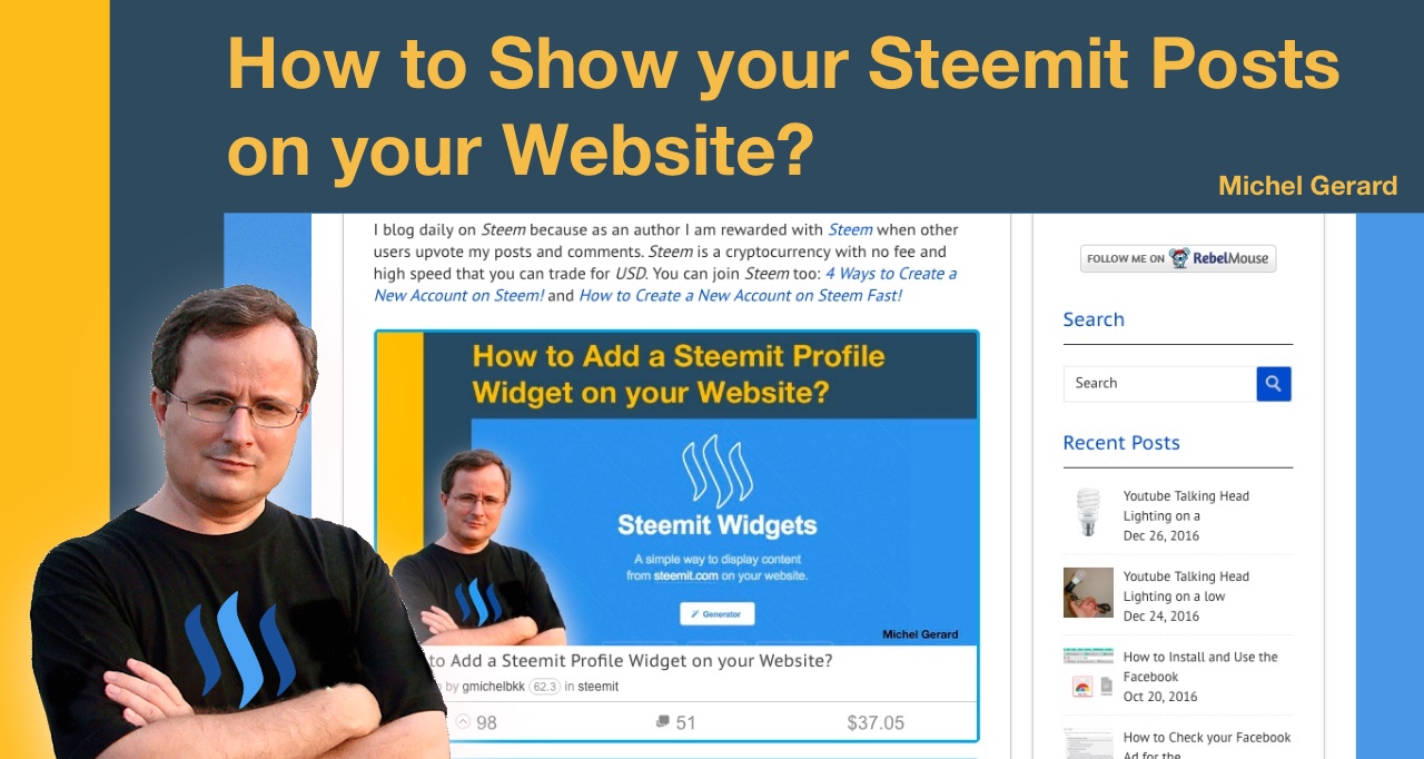 How to Show your Steemit Posts on your Website?