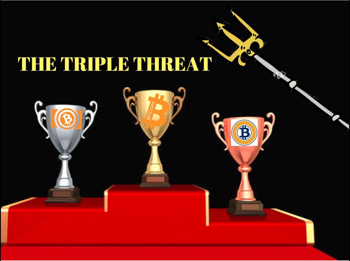 Bitcoin Vs Bitcoin Cash Vs Bitcoin Gold A Triple Threat Matchup - 