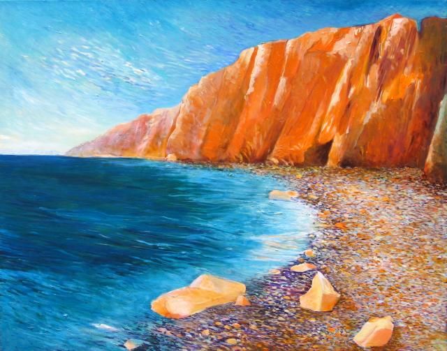 01 seascape with orange cliff - 101,5x81.jpg