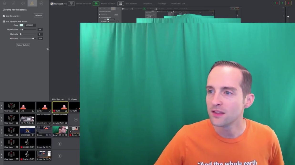 Setup a Chroma Key Perfectly in Wirecast + No More Rendering!