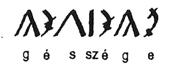 egészség székely róvásírás - ancient (hungarian) ruin scripts