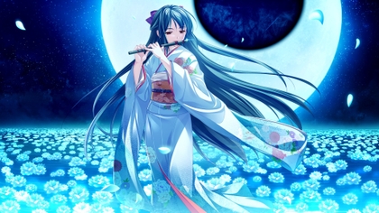 flowers moon long hair kimono visual novel game cg flute flower petals japanese clothes anime girls_www.artwallpaperhi.com_72.jpg