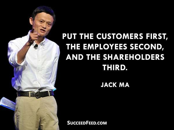 Image result for jack ma customer quote