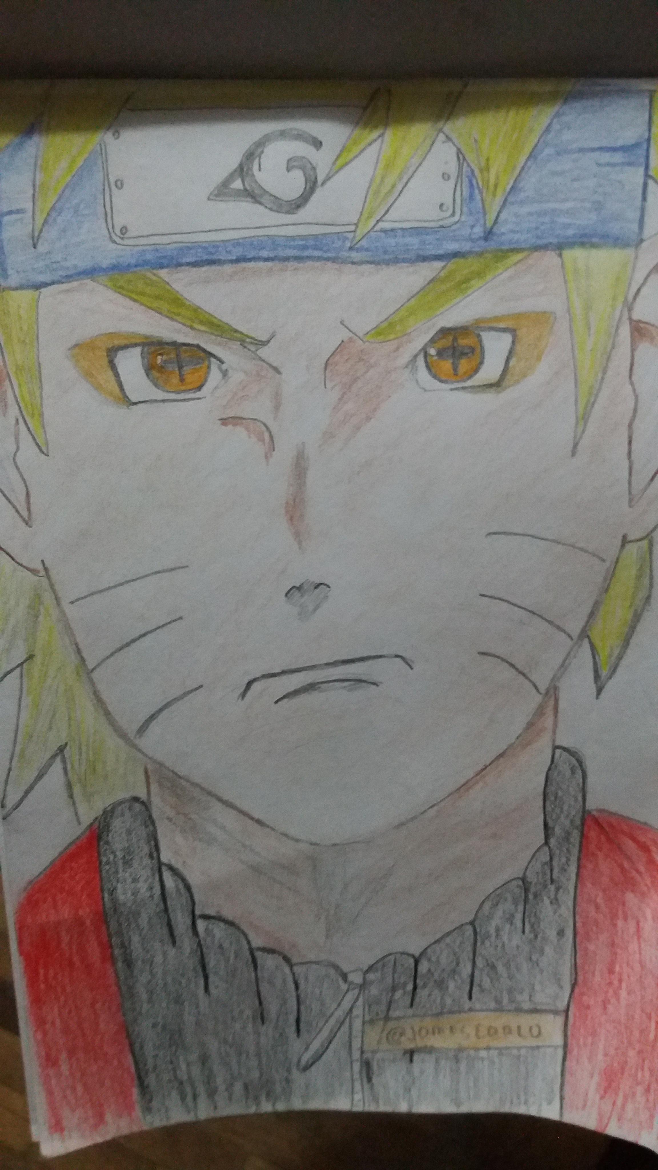 Sketching a Cute Uzumaki Naruto from the anime Naruto — Steemit