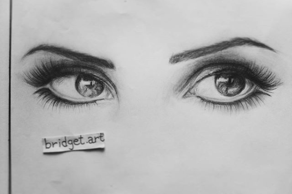 Quick sketch of Lana Del Rey s beautiful eyes 2015 Steemkr
