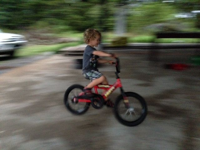 riding without training wheels