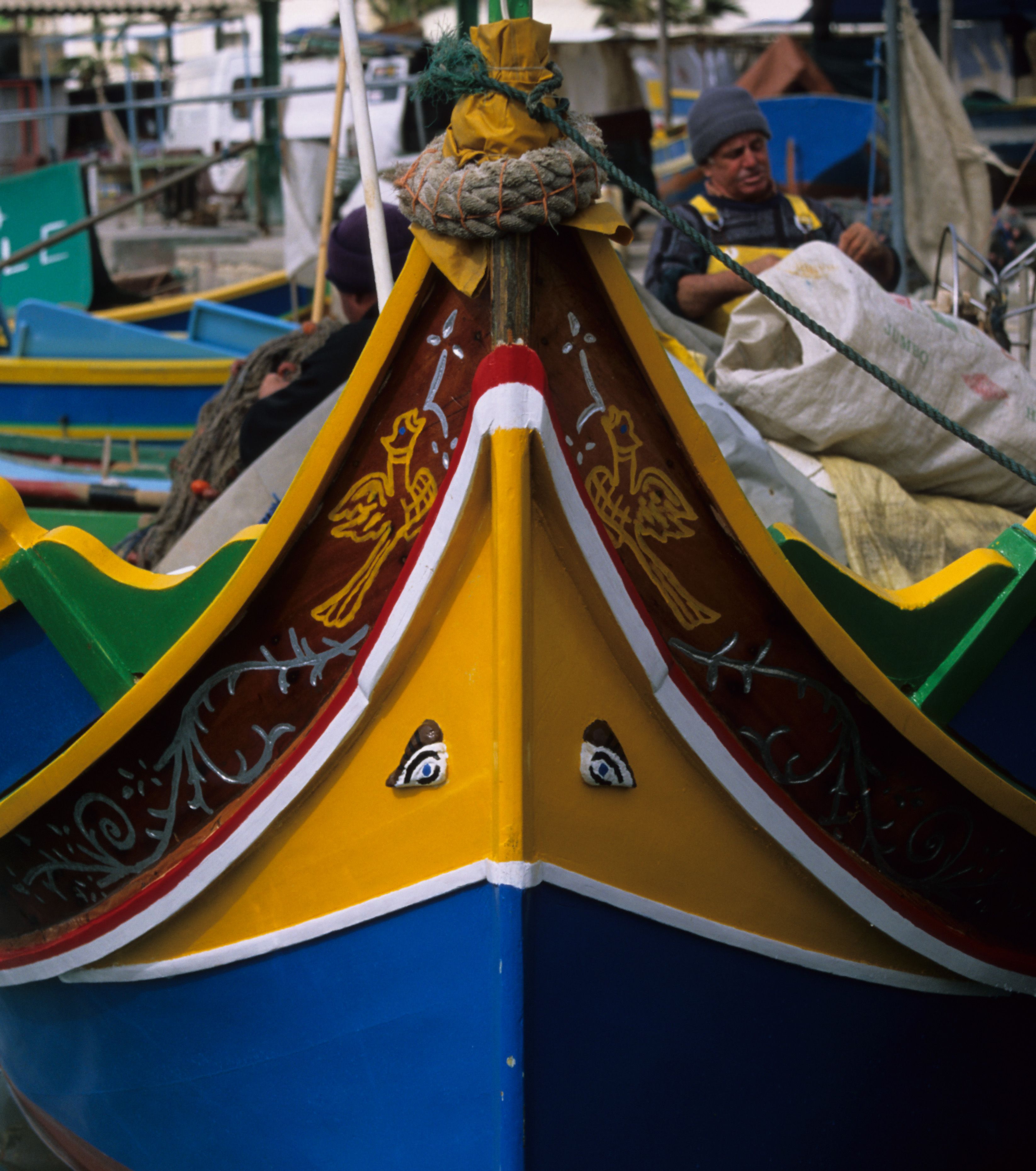 Malta - Marsaxlokk - Prow of a fishing boat I.jpg