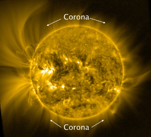 Foto tomada con una cámara ultravioleta de la sonda Probe-2 de la Agencia Espacial Europea. 