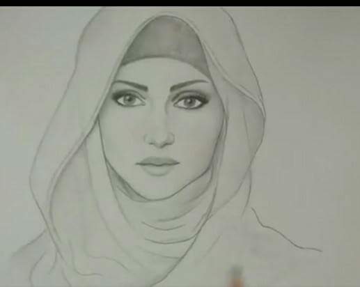 Pensil Sketsa Wajah Drawing