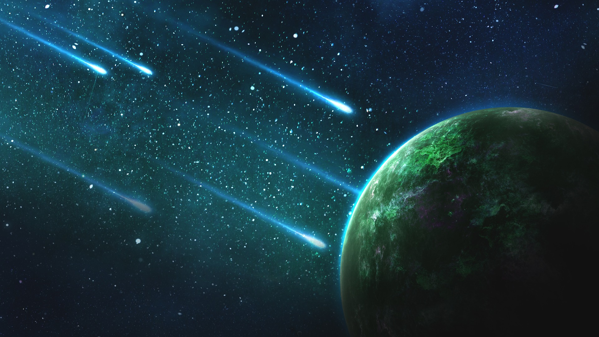 Comets-space-blue-green-planet-free-domain.jpg