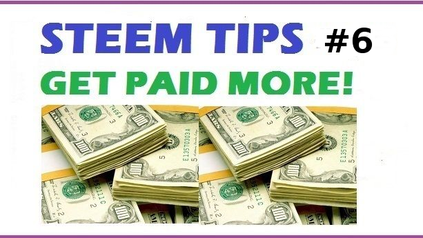 Steem Tips How To Get Paid More Frequently And Make More Money - easy money maker tips6 png