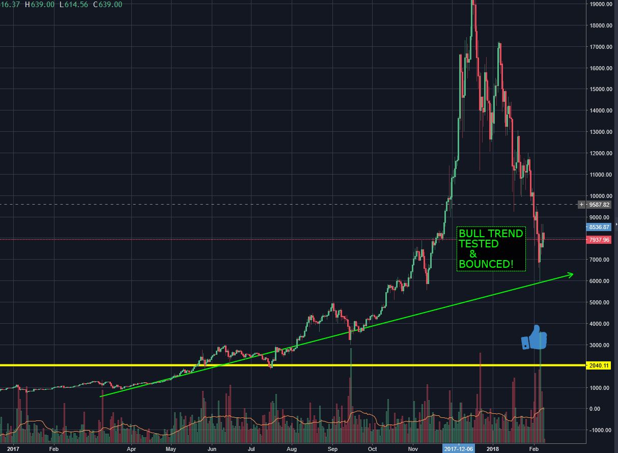 what ma does btc bounce