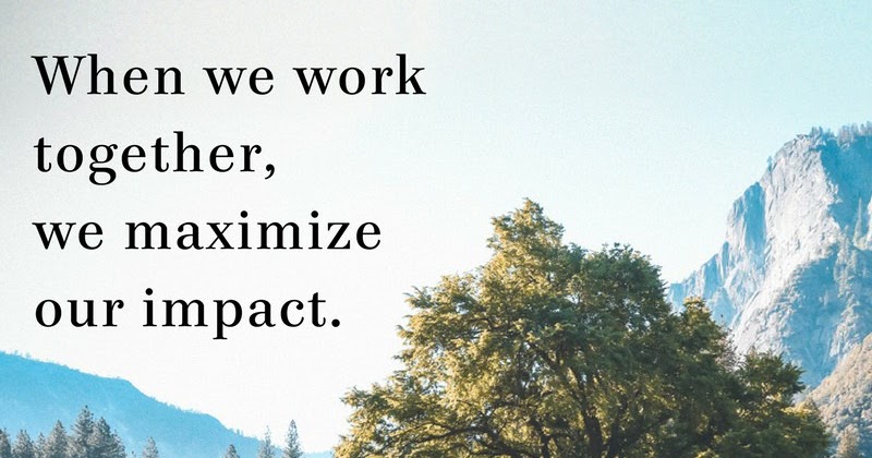 When We Work Together, We Maximize Our Impact by Rick Warren.jpg