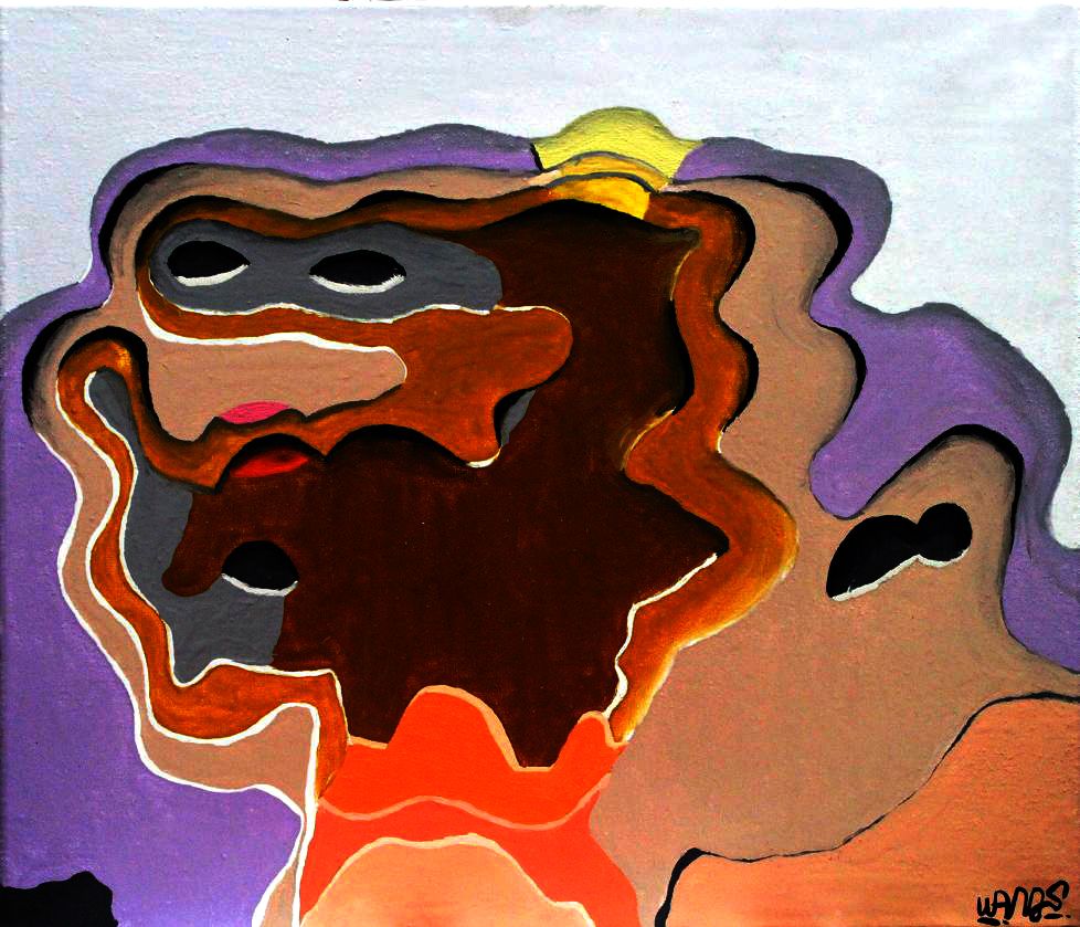 17.I can't see Oil on Canvas ( 35 x 30 cm ).jpg