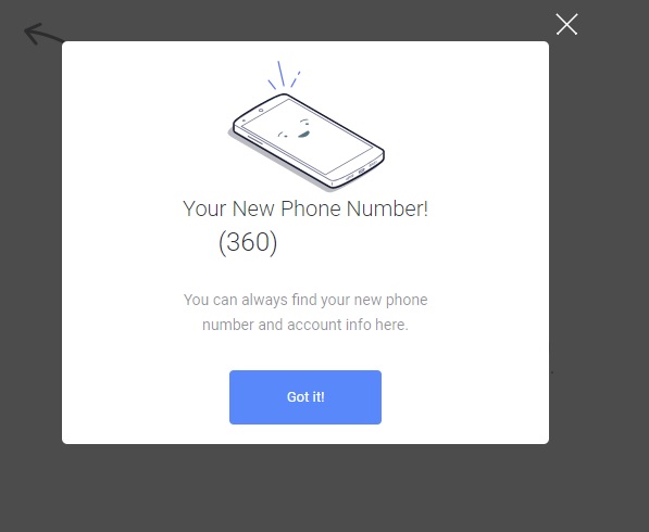 New phone number