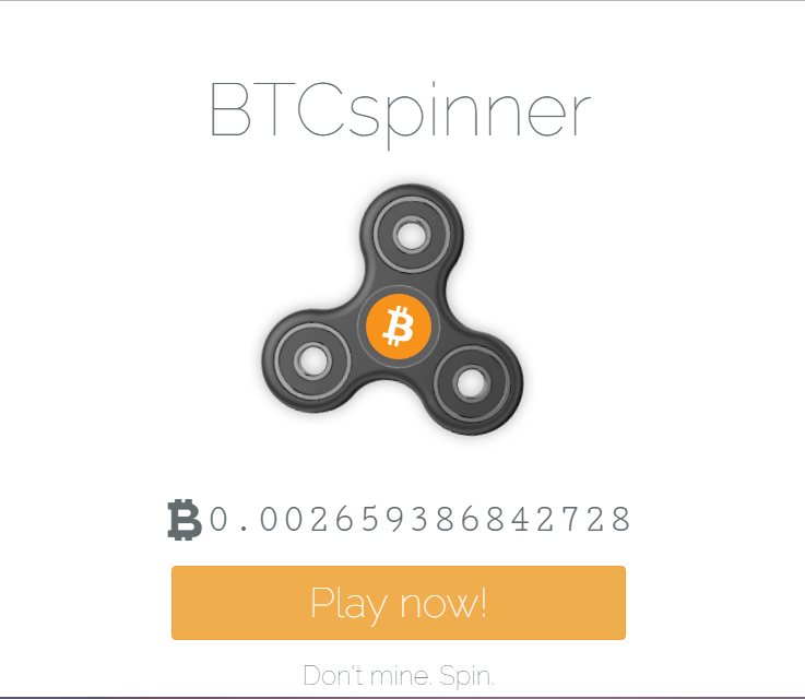 Earn Bitcoin By Spinning Steemit - 