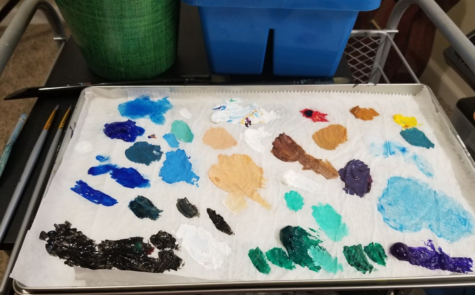 How to use a wet palette with acrylic paint