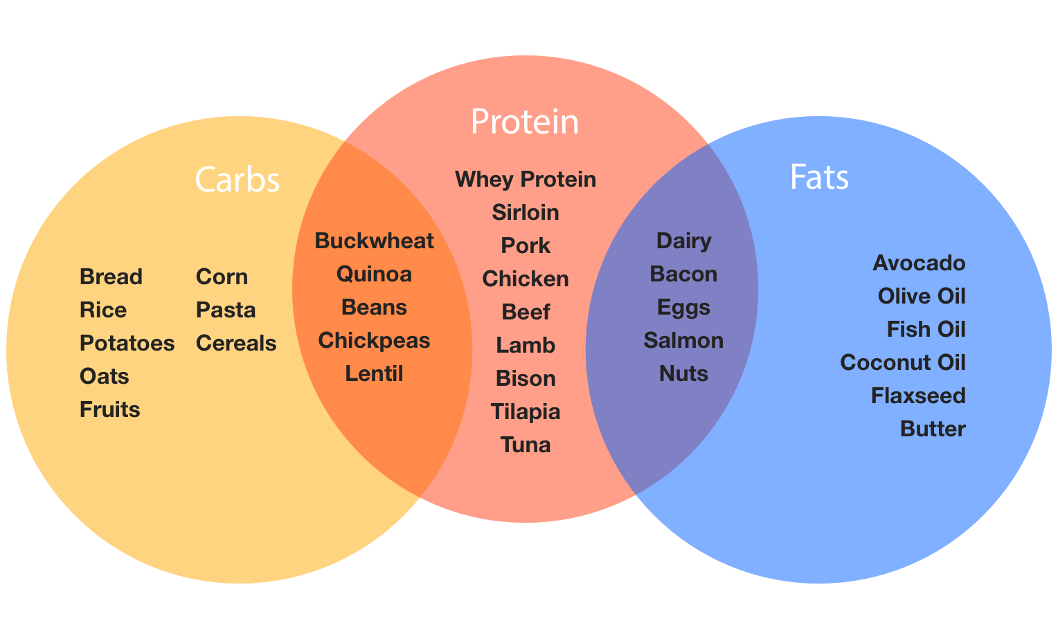 Macronutrients Foods Chart Bruin Blog