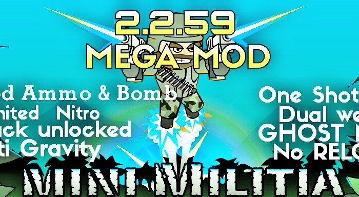 Mini militia hack version apk download unlimited ammo and nitro plus