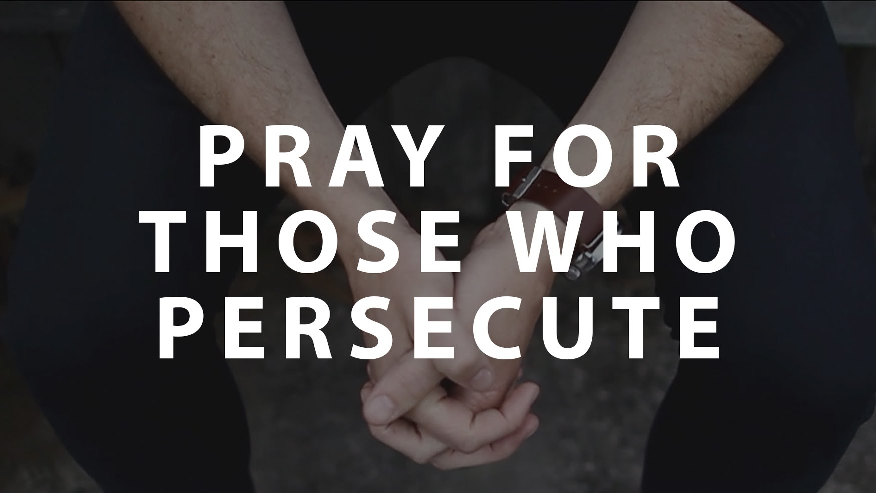 Love your enemies and pray for those who persecute you... — Steemit