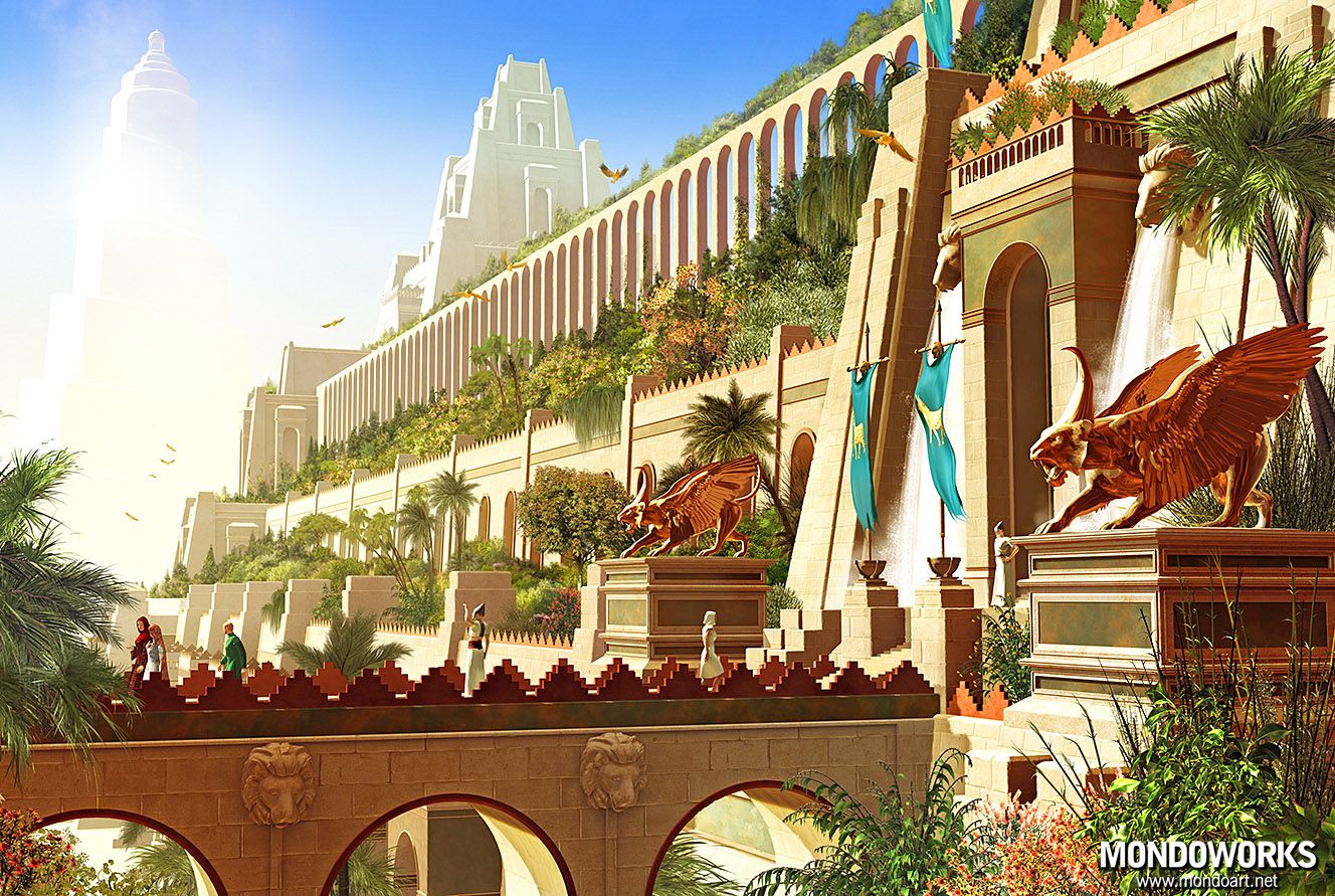 7 wonders of the ancient world hanging gardens