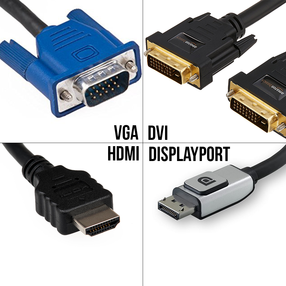 Порты dvi vga