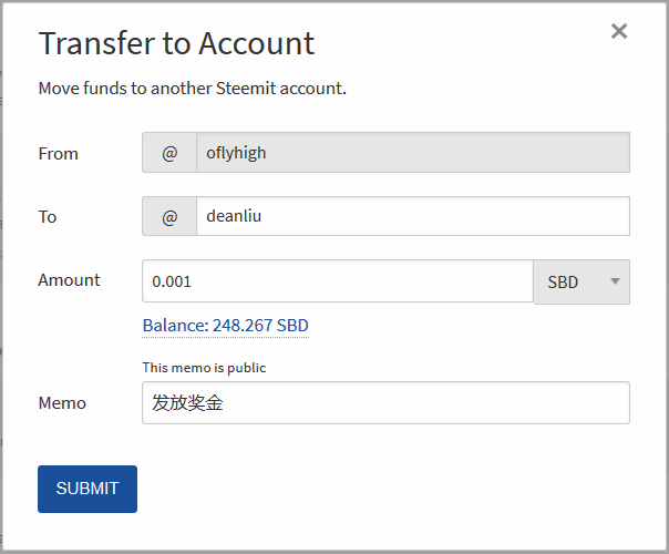 How to transfer SBD or STEEM to multiple accounts? (Batch transfer with steem-python) / 如何向多个账户批量转账