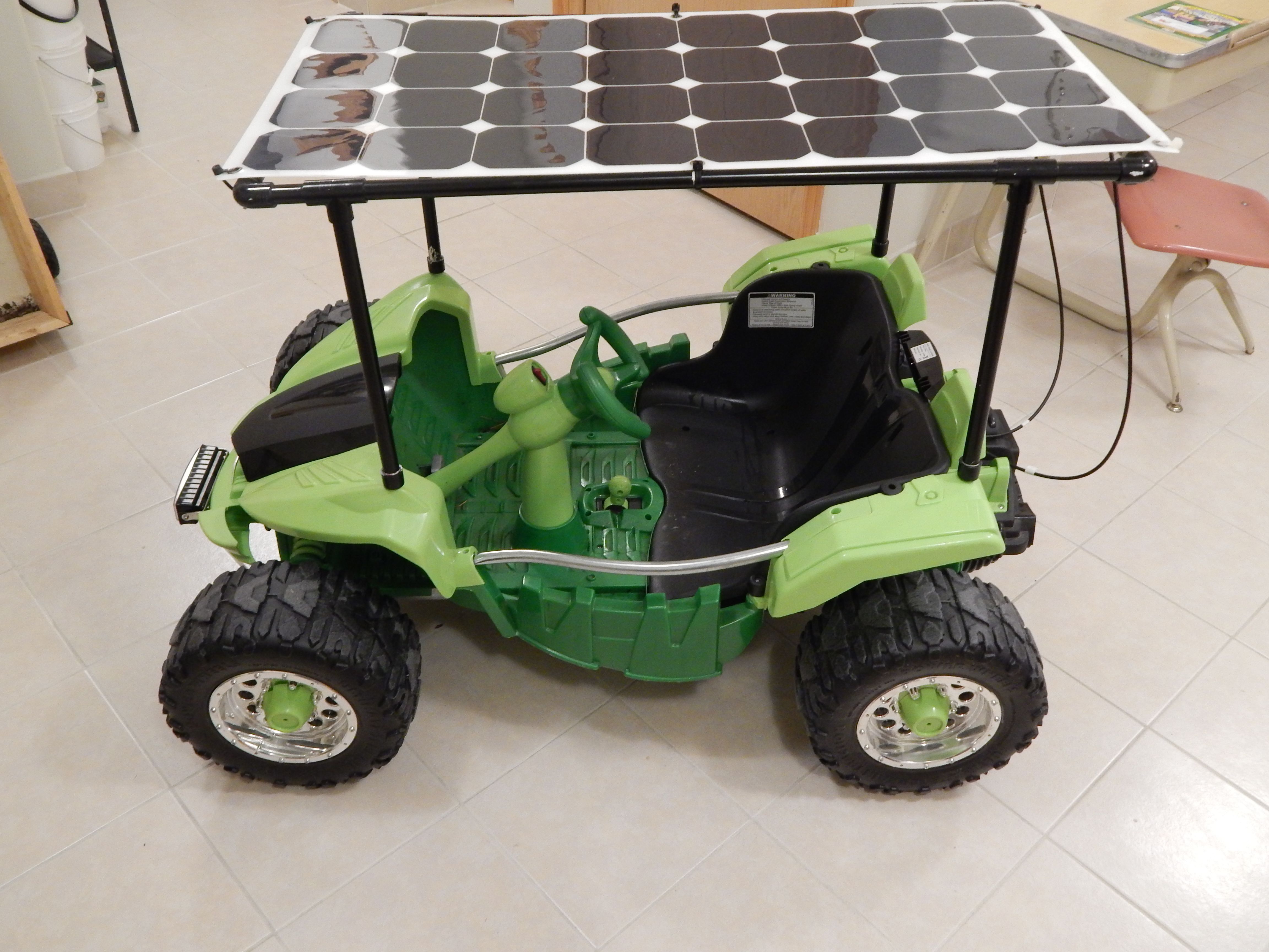 solar powered power wheels