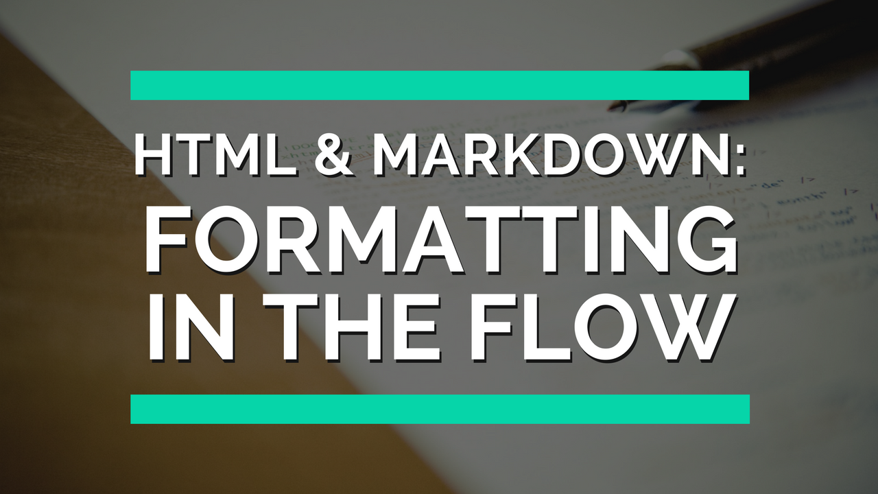 markdown formatting