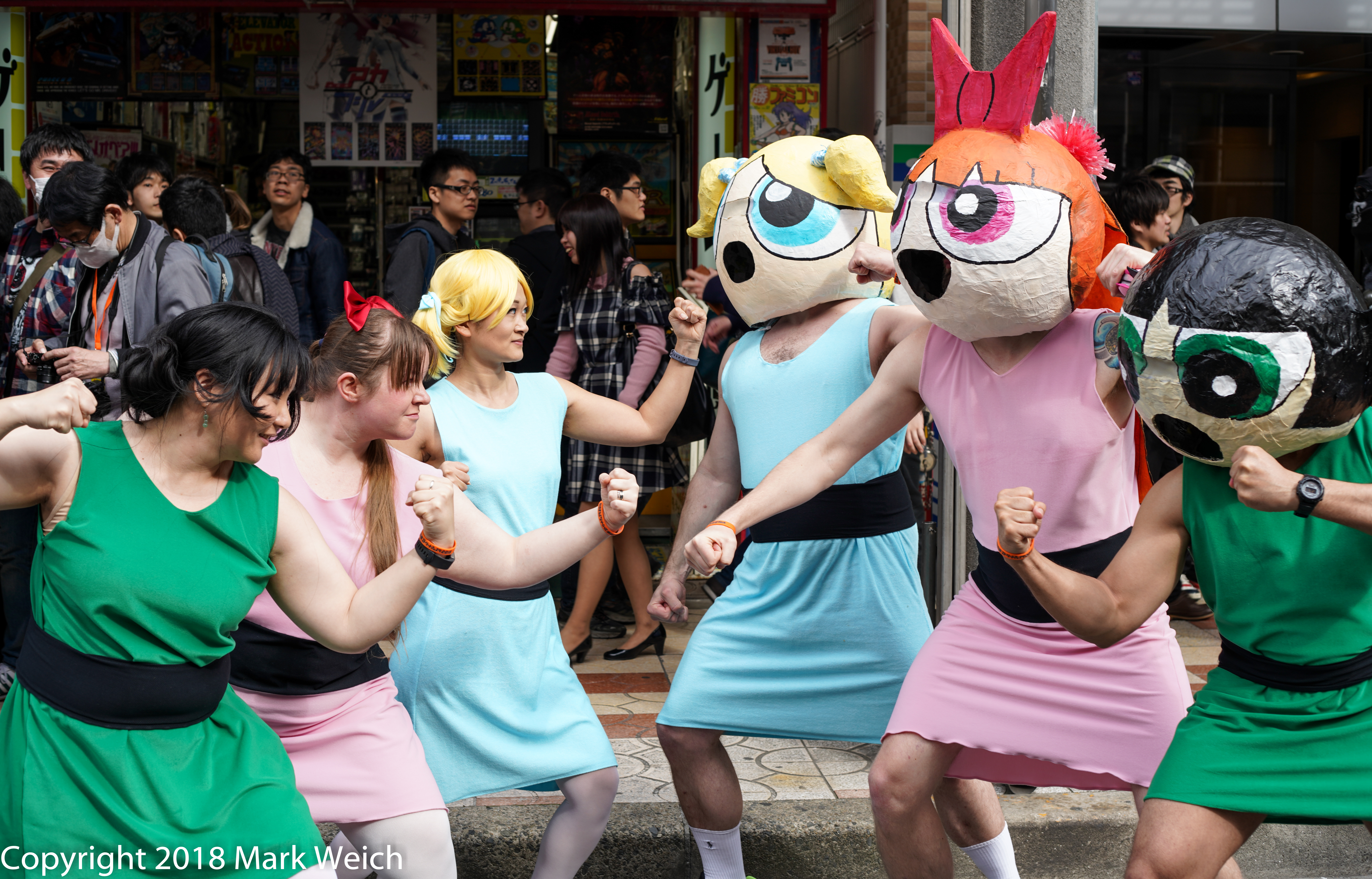 Nipponbashi Street Festa 18 Powerpuff Girls 日本橋ストリートフェスタ18パワーパフガールズ Steemit