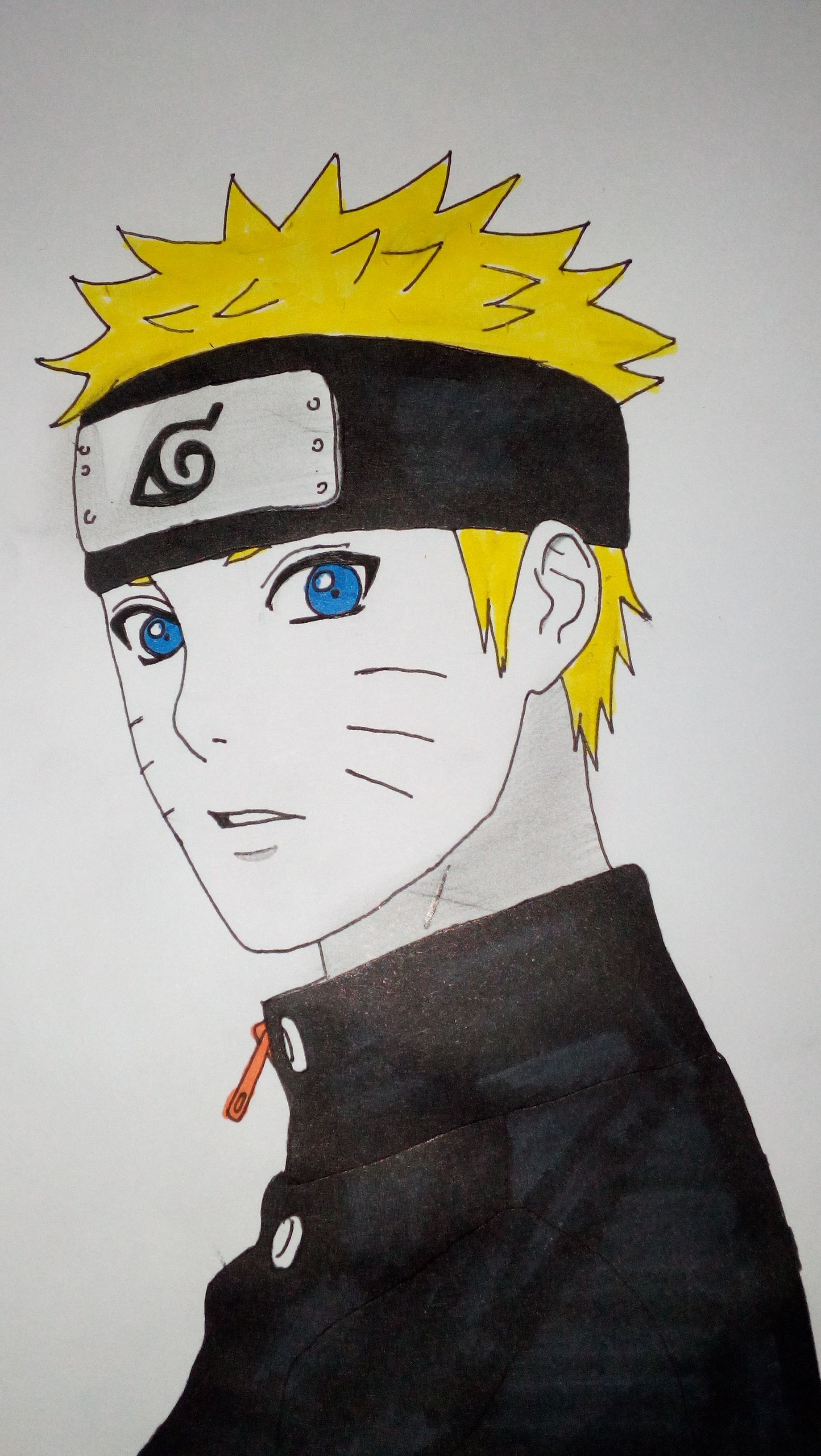 Drawing Anime - Naruto Uzumaki — Steemit