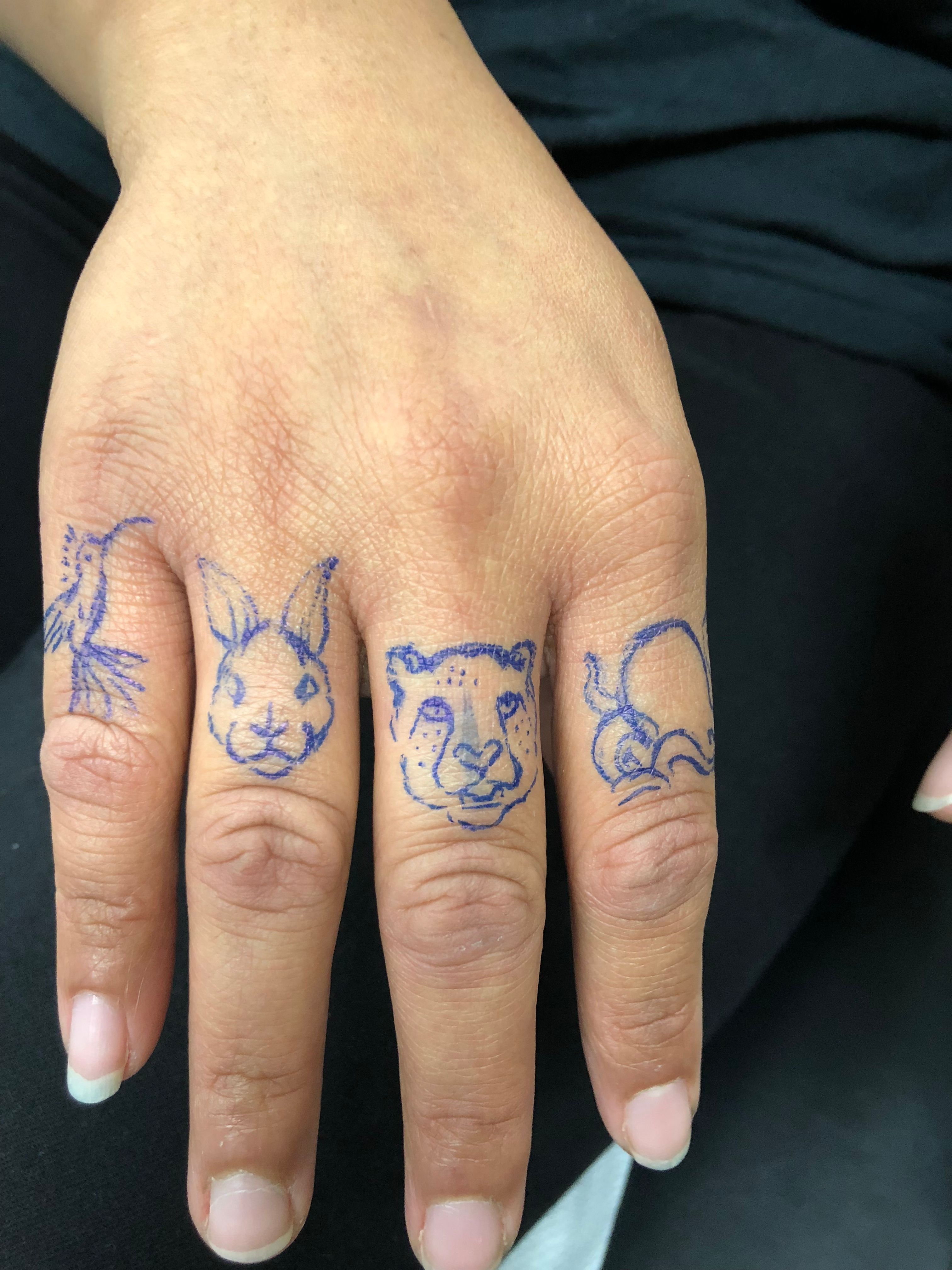 FREEHAND ANIMALS TATTOO FOR AN ANIMALS LOVER — Steemit