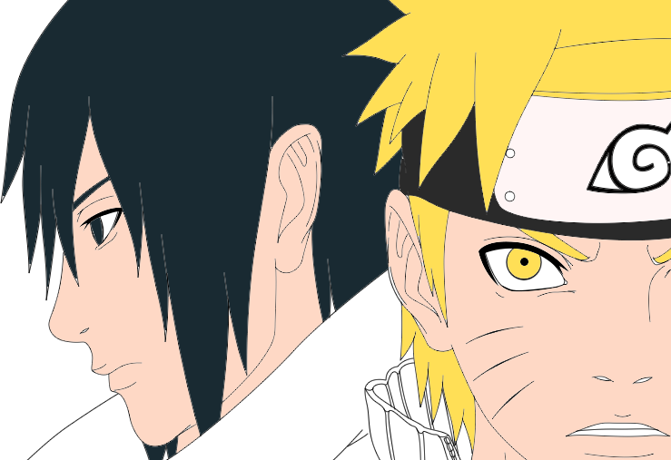 Naruto e Sasuke  Naruto painting, Naruto sketch, Naruto uzumaki art